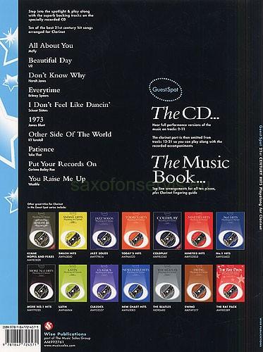 Guest Spot: 21st Century Hits Playalong for Clarinet (Book And CD) 