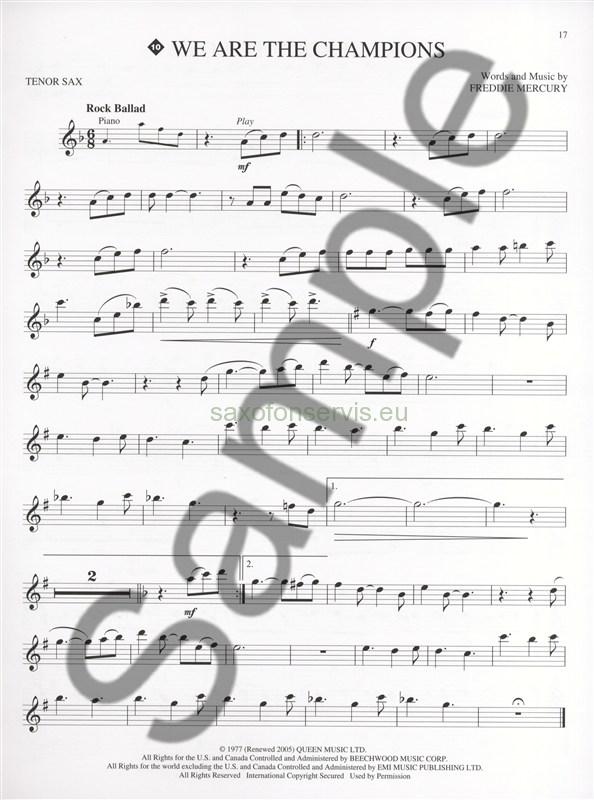 Tenor Saxophone Play-Along: Queen + CD