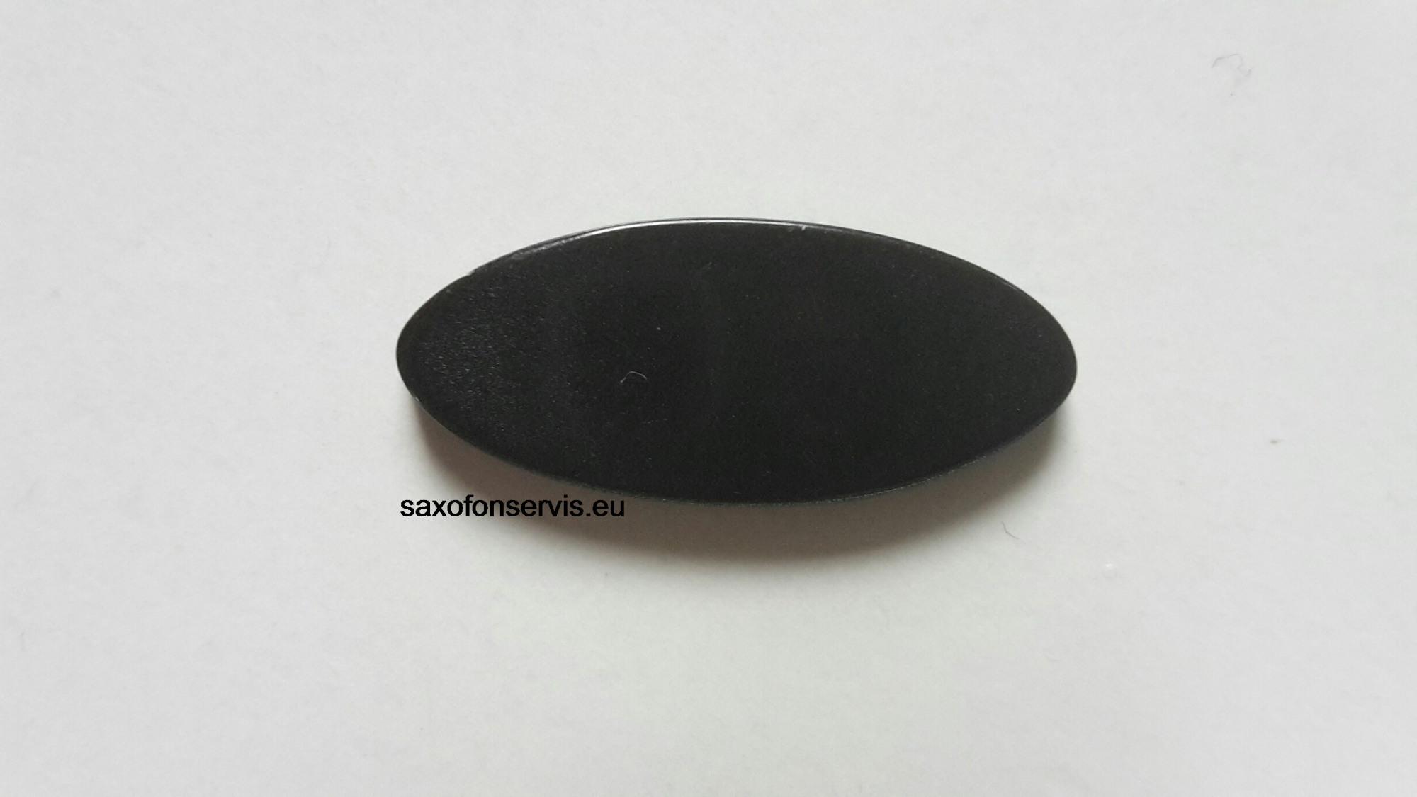 1 ks černá perleť na saxofon - oválná 25mm