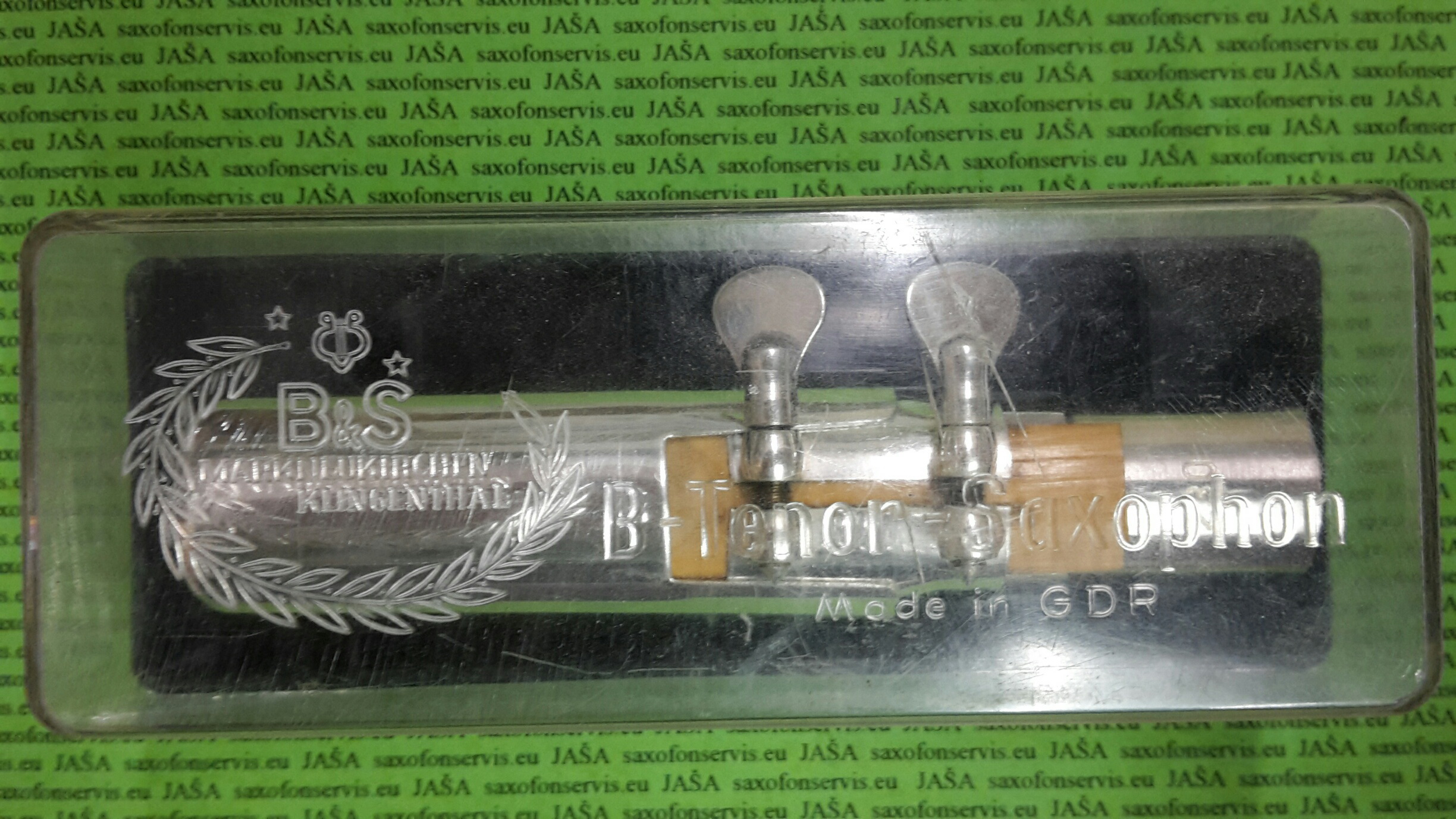 B&S Metal - hubička tenor saxofon, kompletní,zánovní. 