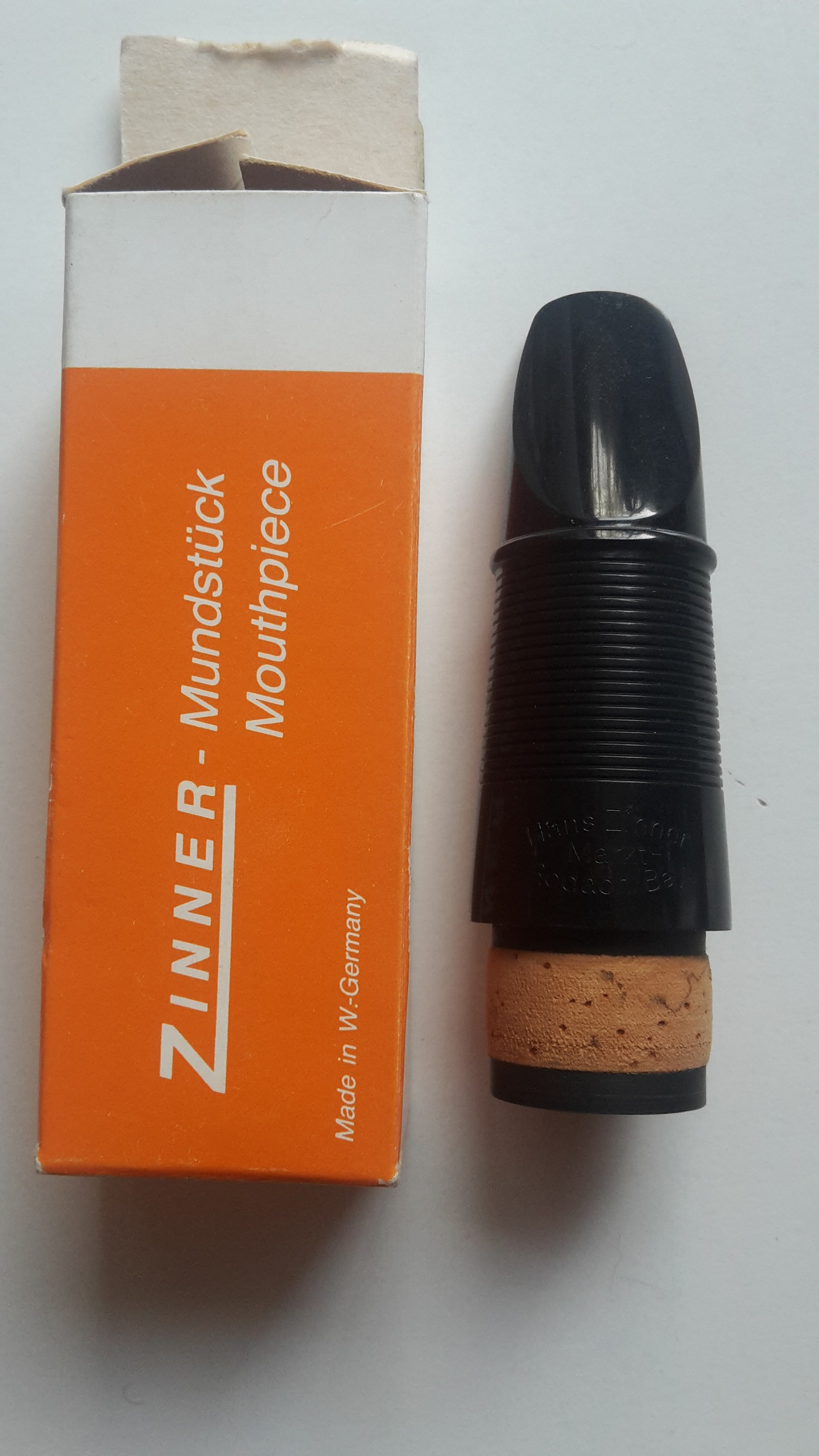 ZINNER 27 2M - nová hubička B klarinet