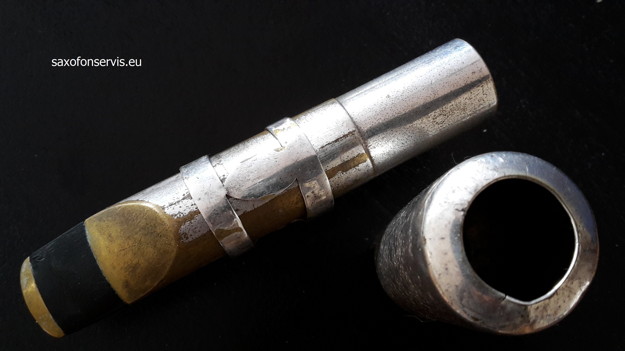 Vintage Metal hubička alt saxofon