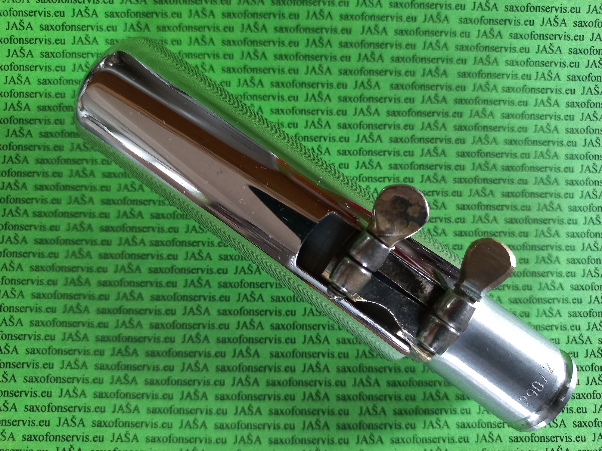 AMATI Metal 290/2 - kovová hubička tenor sax (No.7933)