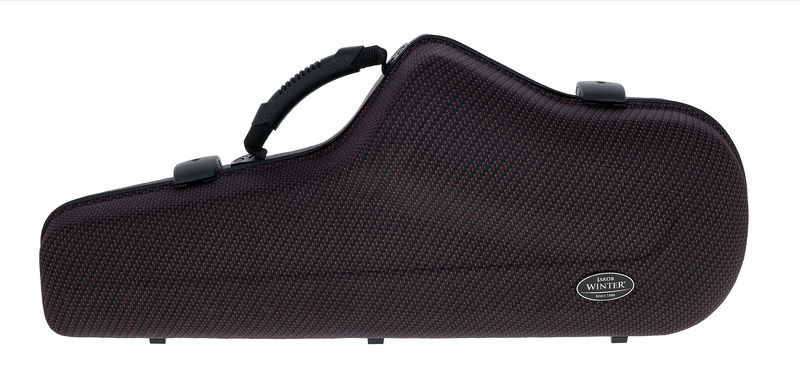 Winter JW 51092 CAR - nové,carbon,červené pouzdro pro alt saxofon 