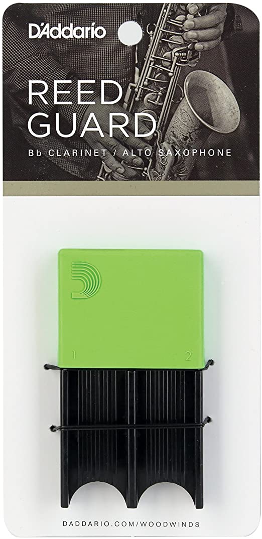 D'Addario Reed Guard, malý, zelený