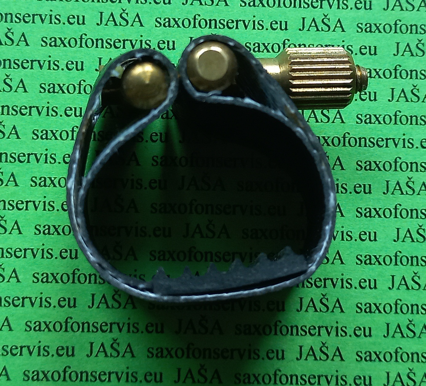 Ligatura kožená na alt saxofon  No.8498