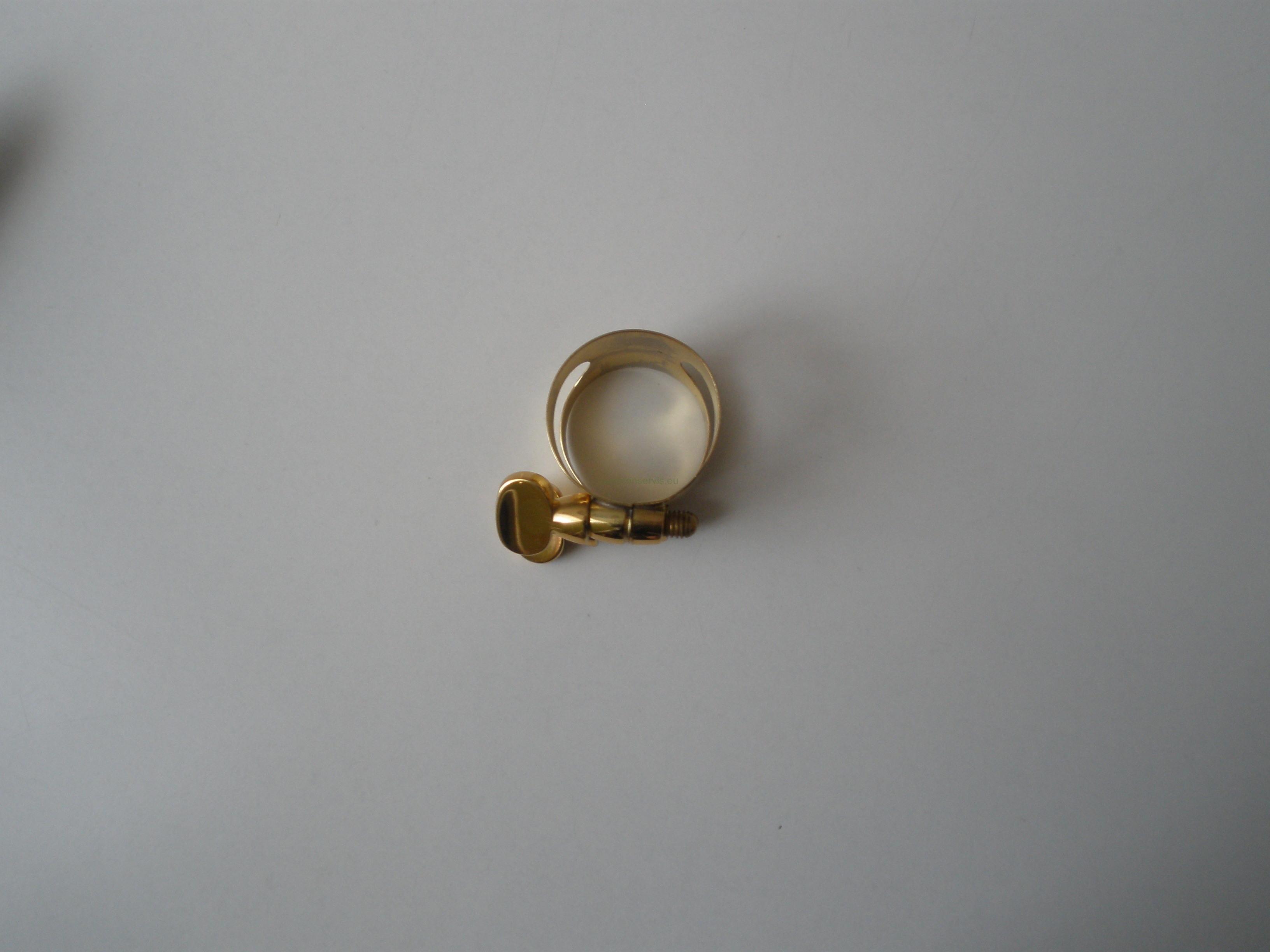 Ligatura Gold lak pro sopran sax