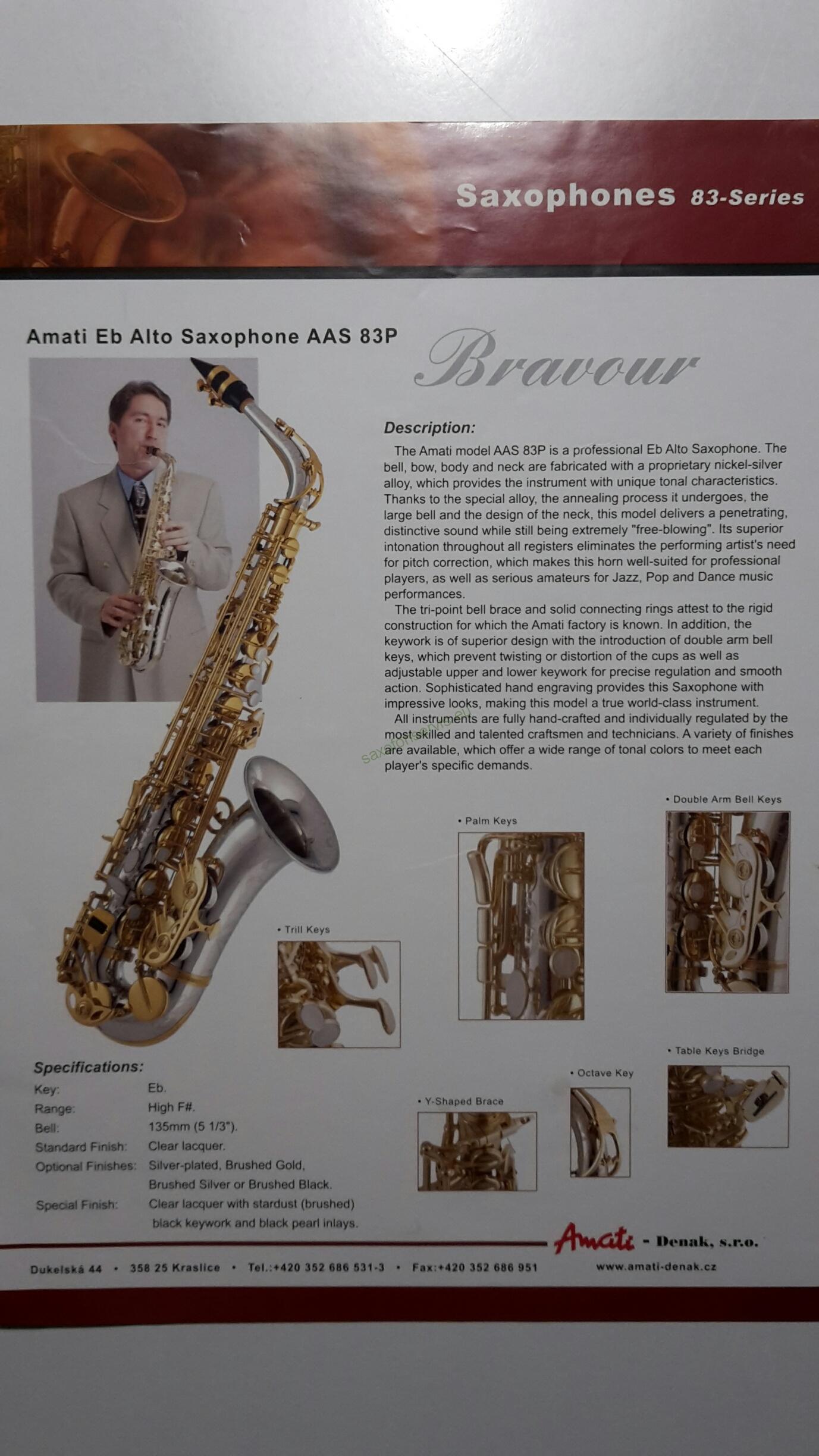 AMATI  AAS 83 P   BRAVOUR (NC2017)
