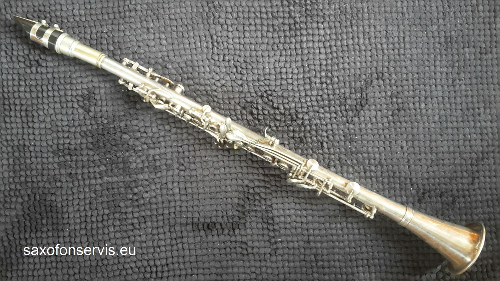 THE PEDLER Co. Elkhart Indiana US - metal klarinet,postříbřený