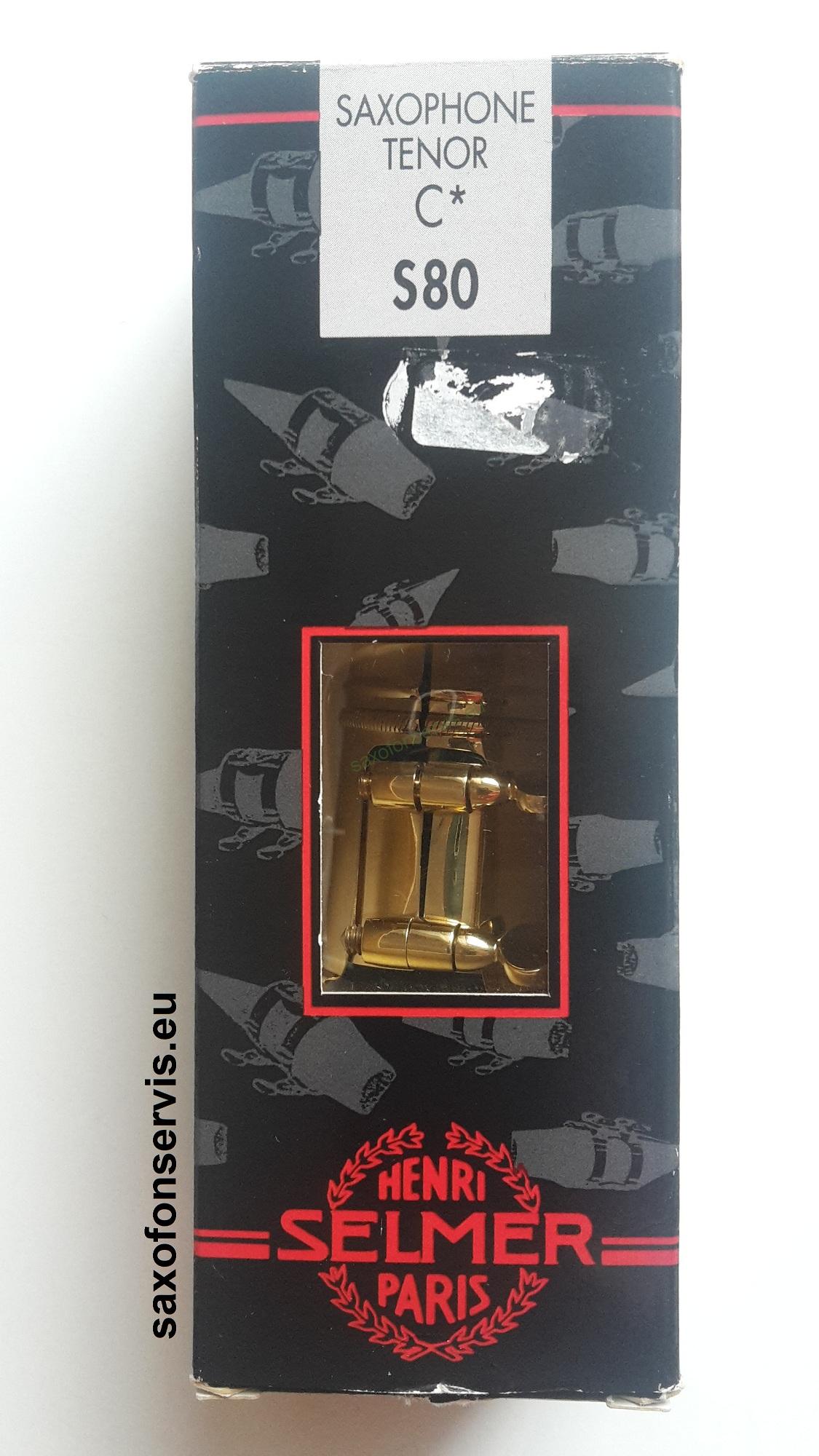 SELMER S80 C* - nová hubička tenor saxofon.