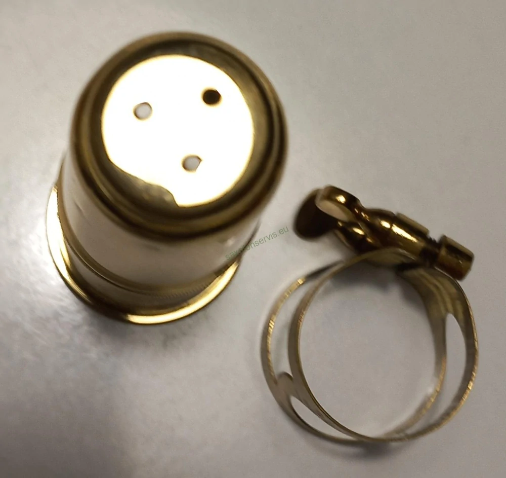 SELMER - Klobouček a ligatura na tenor sax hubičku.