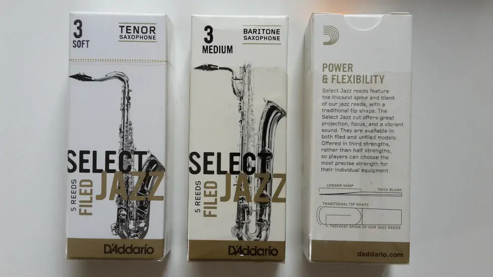 Rico 3H Select Jazz Filed Tenor
