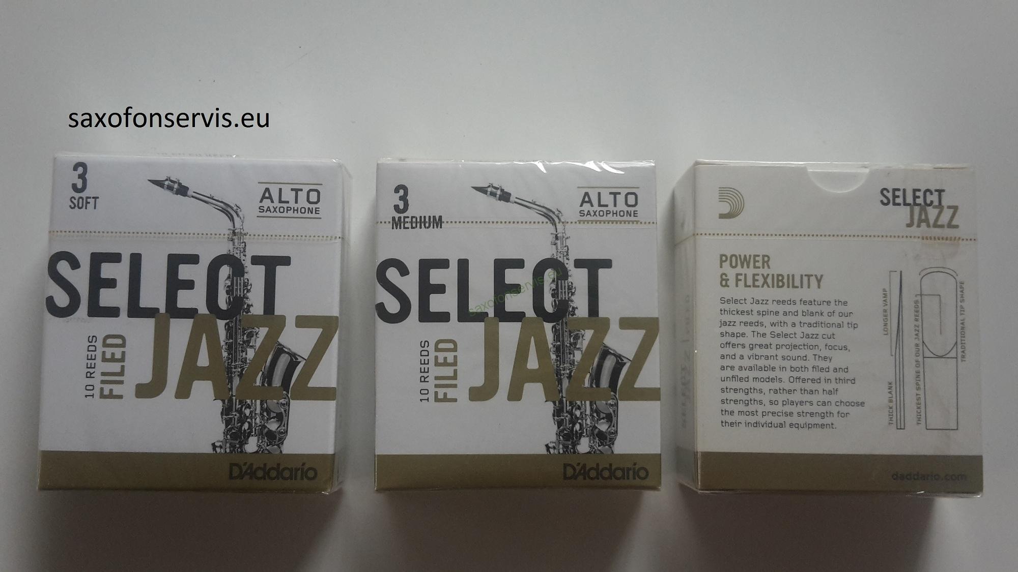 Rico 3S Select Jazz Filed Alto