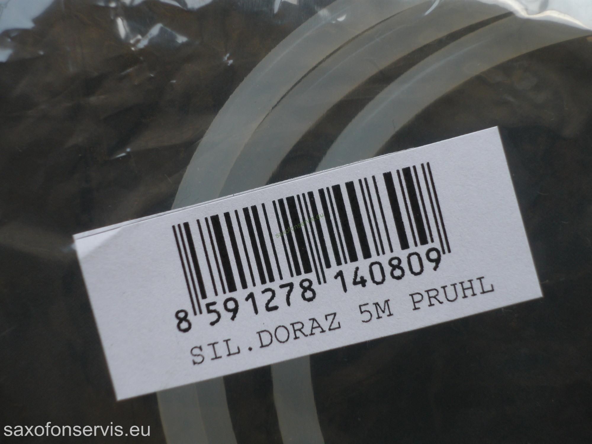 Silikonový doraz 5mm čirý 1m
