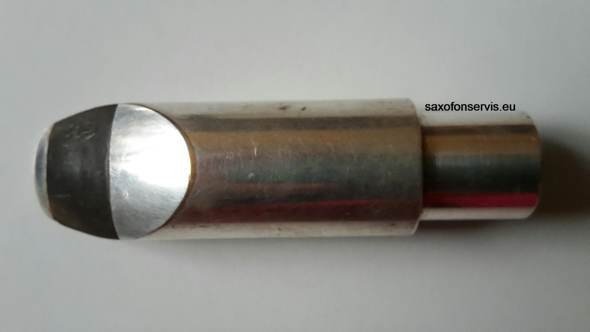 Metal 1,3 - hubička sopran saxofon,postříbřená. 