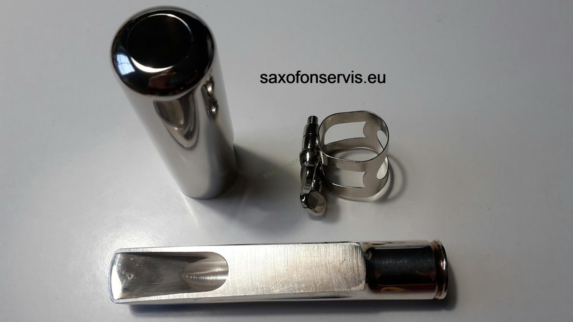 Amati Metal Silver - hubička tenor sax - postříbřená
