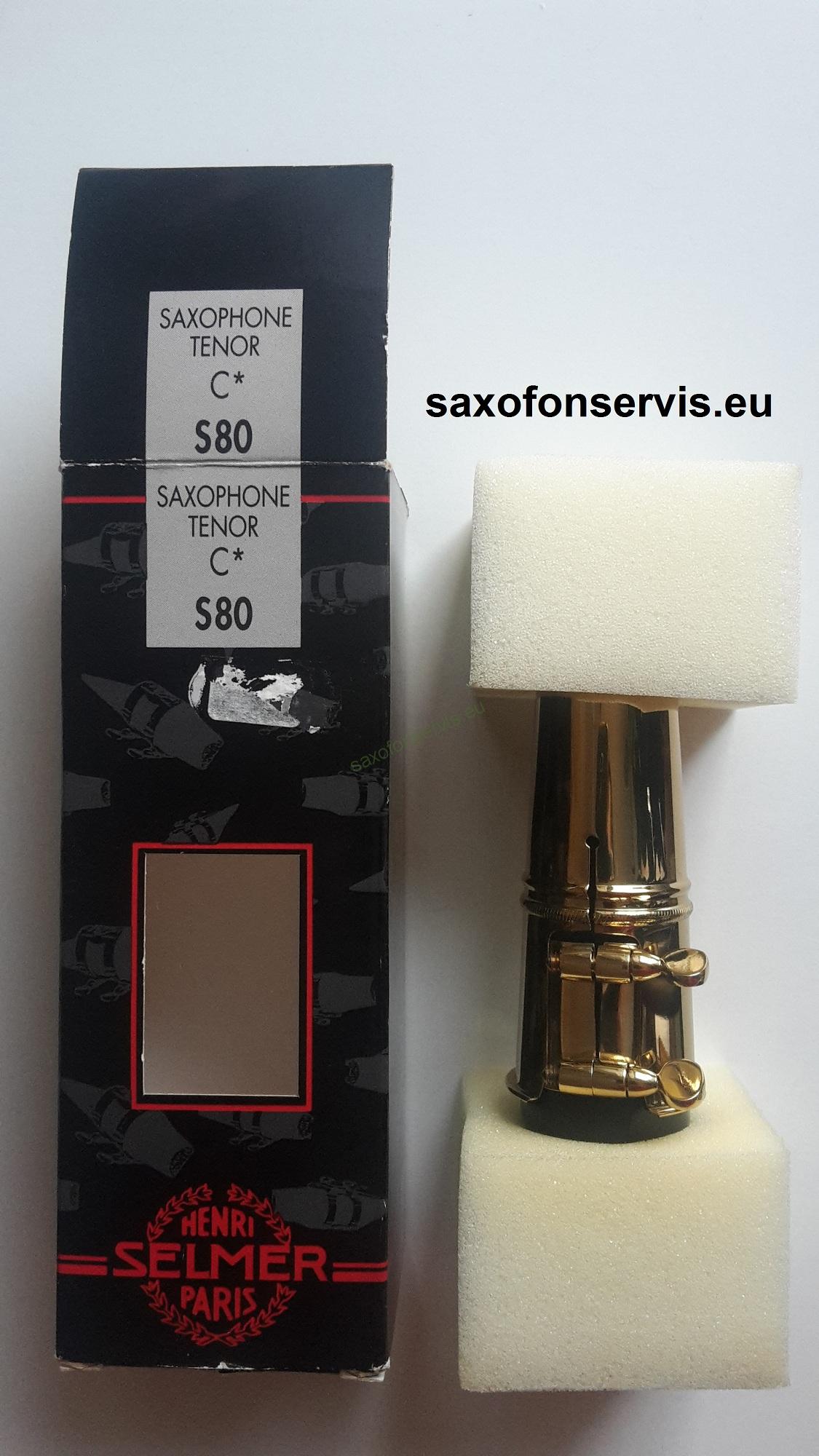 SELMER S80 C* - nová hubička tenor saxofon.
