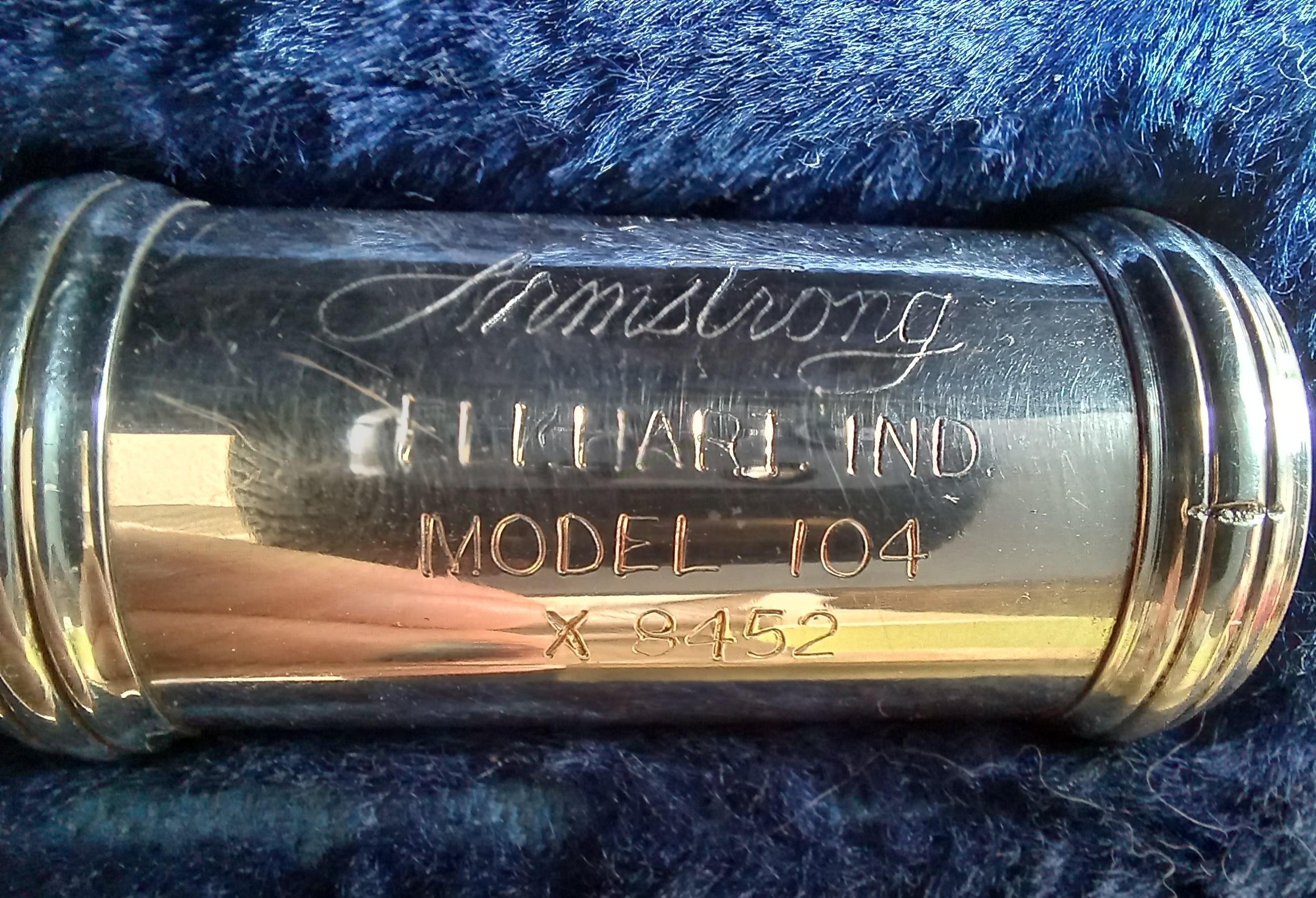 Flétna Armstrong Model 104 - Elkhart, INDIANA, USA