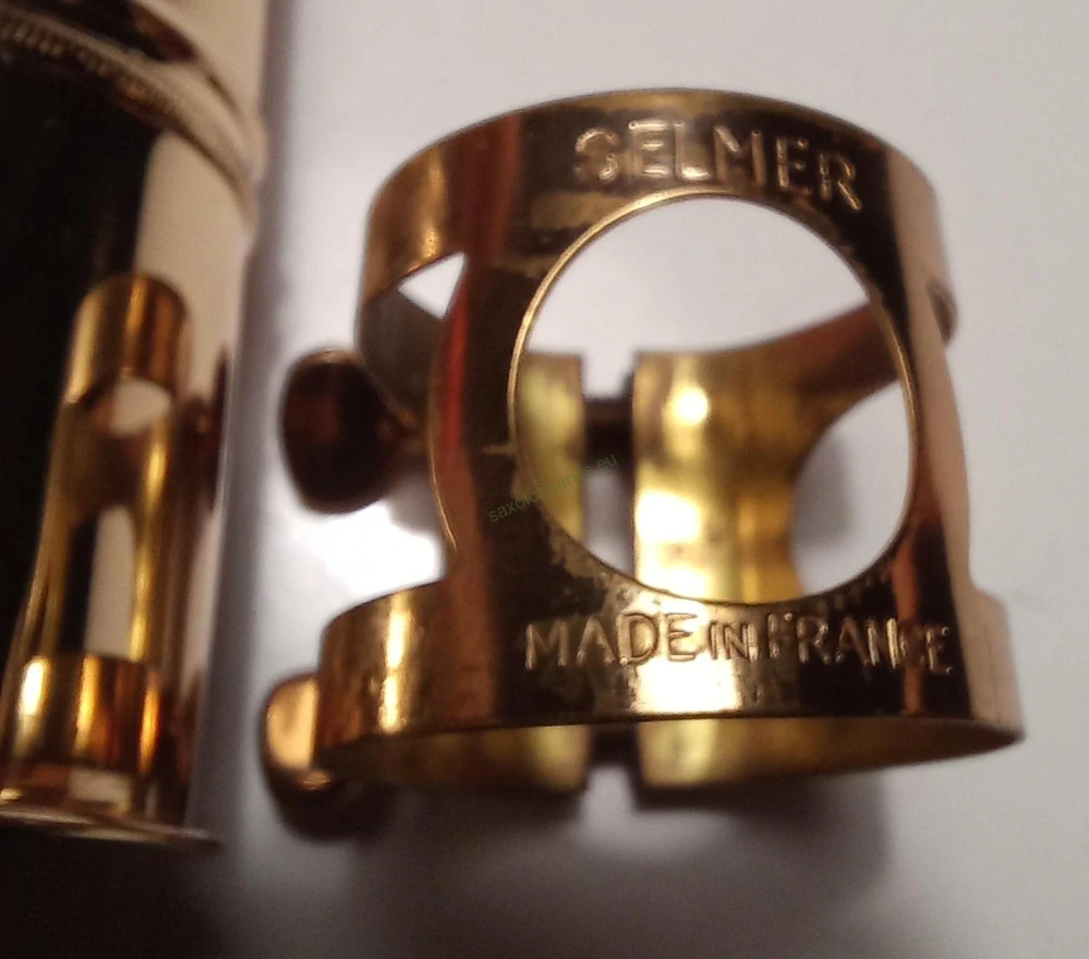 SELMER - Klobouček a ligatura na tenor sax hubičku.