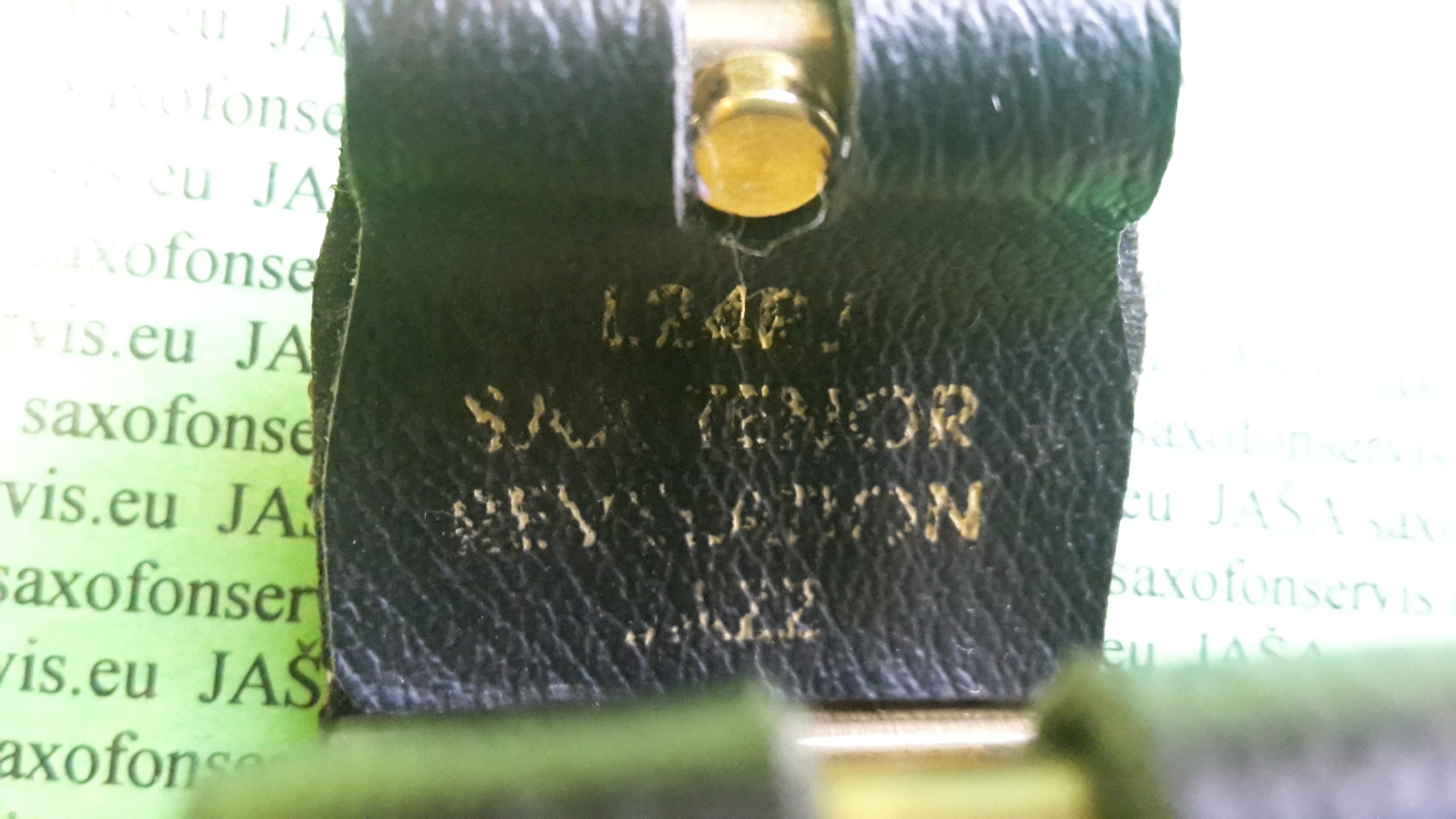 BG L24RV ligatura na tenor sax hubicí metal 