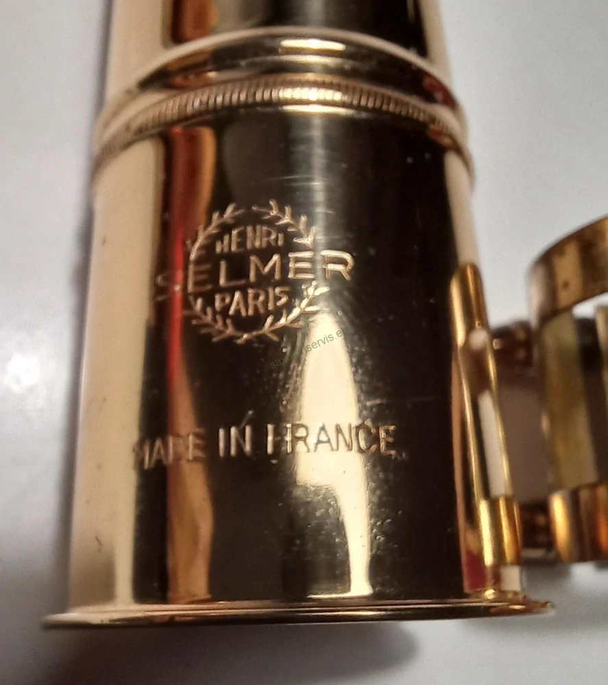 SELMER - Klobouček a ligatura na tenor sax hubičku.