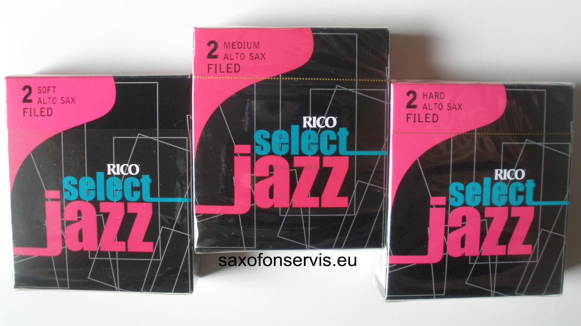 Rico 2H Select Jazz Filed Alto 