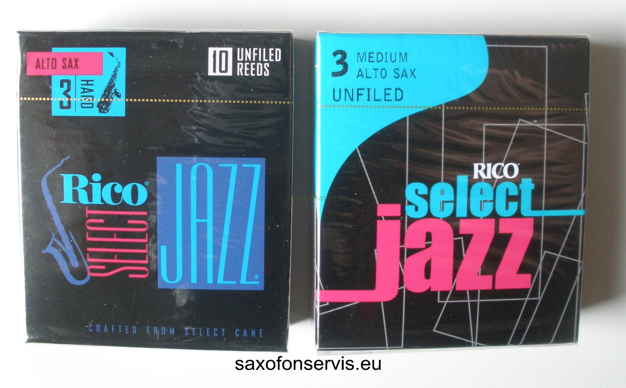 RICO 3H Select Jazz Unfiled   Alt  1ks