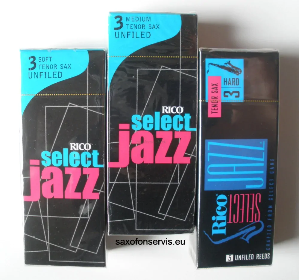 Rico 3M Select Jazz Unfiled Tenor 1ks