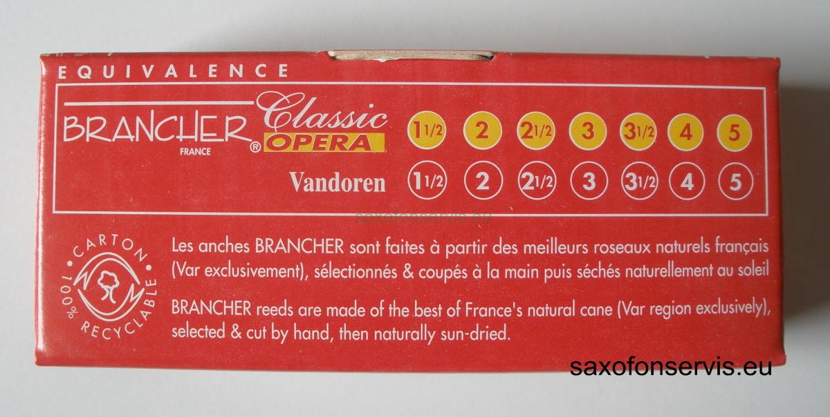 Brancher Classic Opera  Tenor sax 1,5  Box