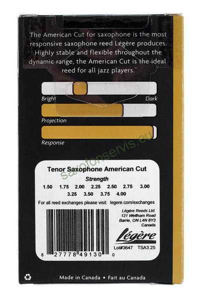 Legere American Cut Tenor Sax 1,50
