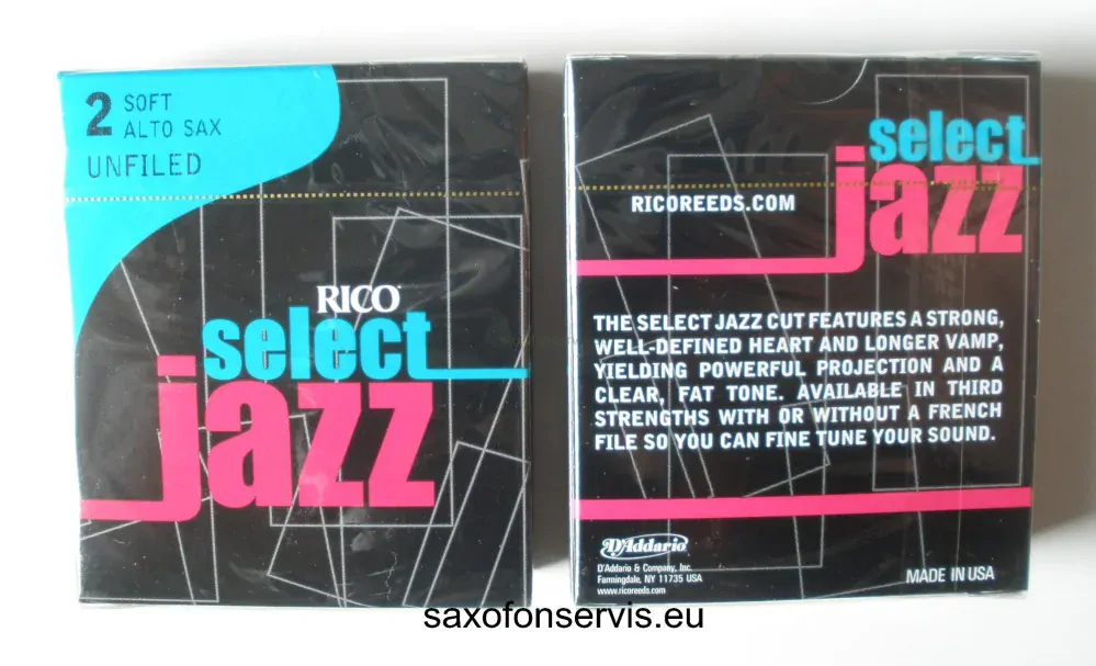 RICO 2M Select Jazz Unfiled   Alt