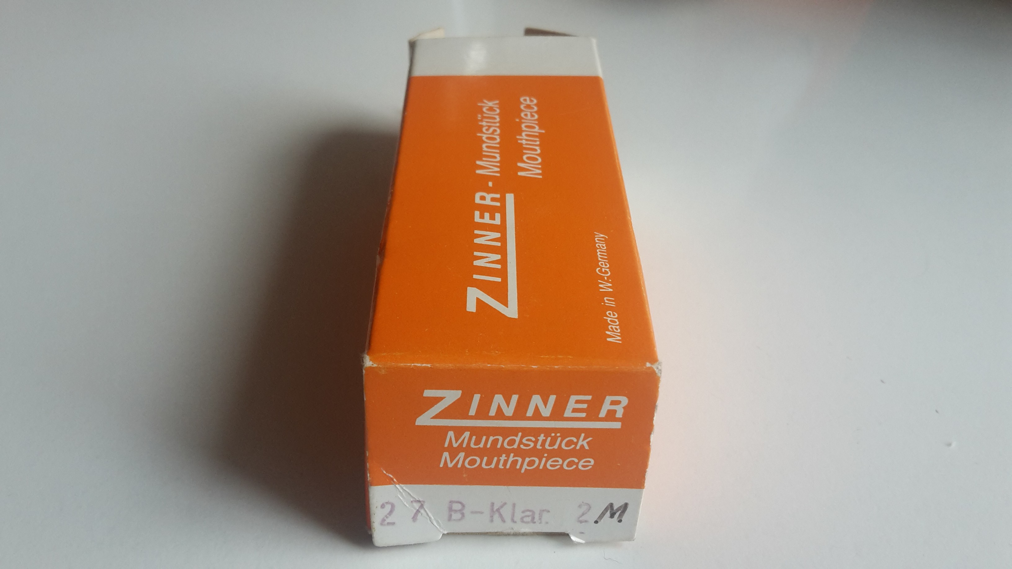 ZINNER 27 2M - nová hubička B klarinet