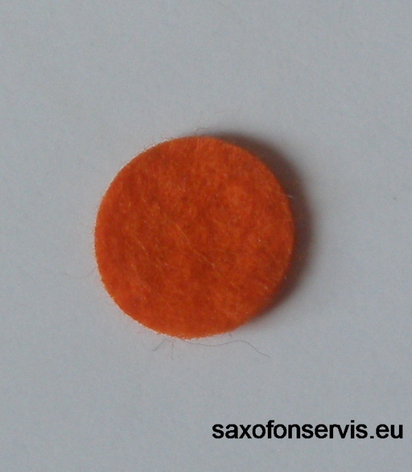 Kolečko filcové - oranžové 15mm