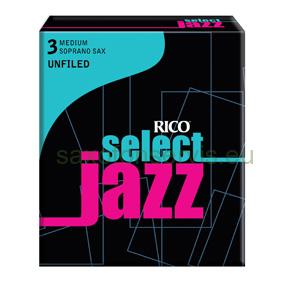 Rico 2M Select Jazz Unfiled Sopran 1ks